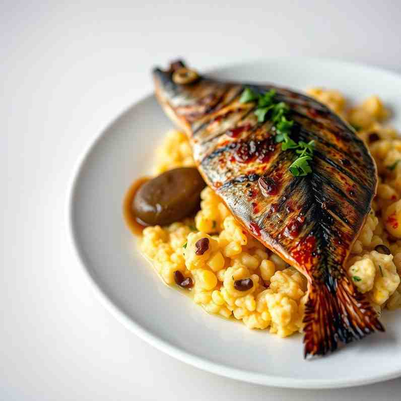 Gluten-Free Cou-Cou & Flying Fish